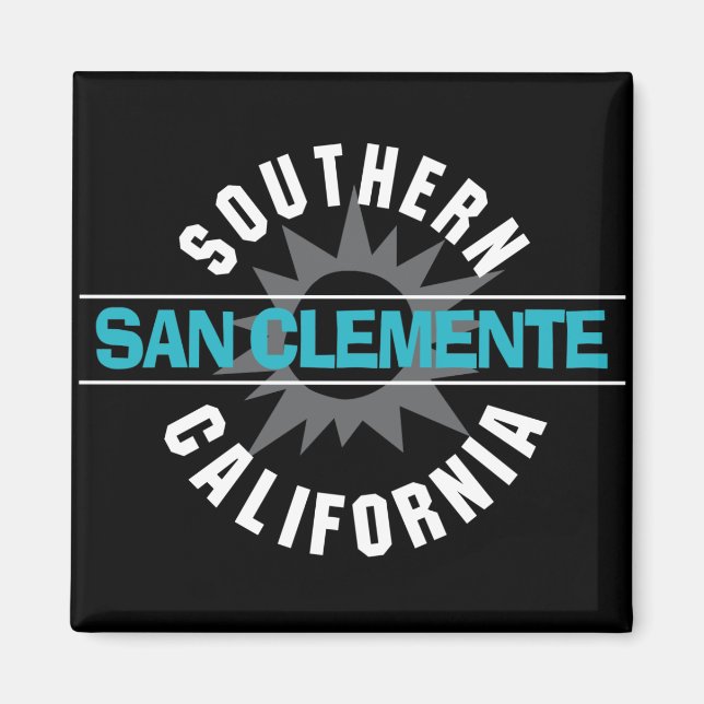 Södra Kalifornien - San Clemente Magnet (Framsidan)