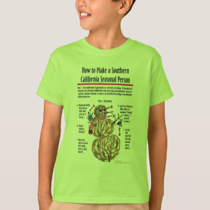 Södra Kalifornien Säsong Person Shirt Tee