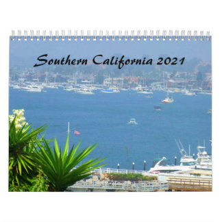 Södra Kalifornien SOCAL 2021 Calendar Kalender