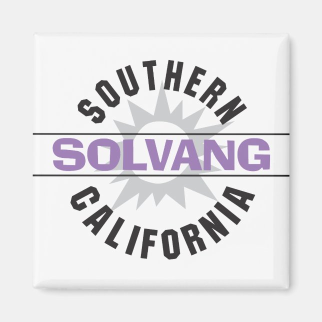 Södra Kalifornien - Solvang Magnet (Framsidan)