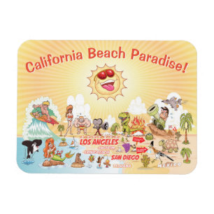 Södra Kalifornien Souvenir Magnet