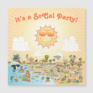 Södra Kalifornien Souvenir Magnet