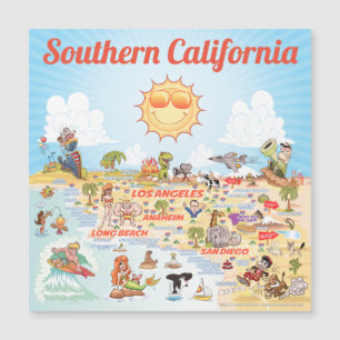 Södra Kalifornien Souvenir Magnet