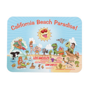Södra Kalifornien Souvenir Magnet