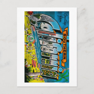 Södra Kalifornien - Stora Brev Scenes Vykort