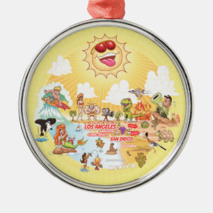 Södra Kalifornien Sunshine Ornament