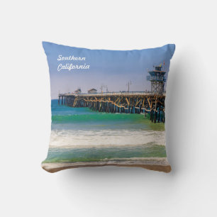 Södra Kaliforniens strand och pier i San Clemente Kudde