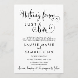 Södra Kalligrafin Inget Finare Just Kärlek Funny Inbjudningar