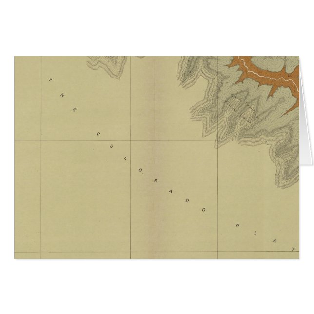Södra Karta i Geologic Hälsningskort (Framsidan Horizontal)