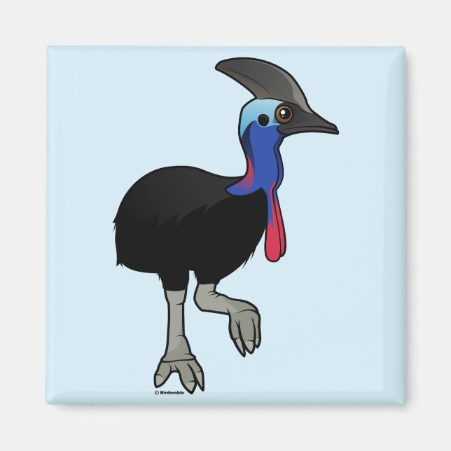 Södra Kassowary Magnet (Framsidan)