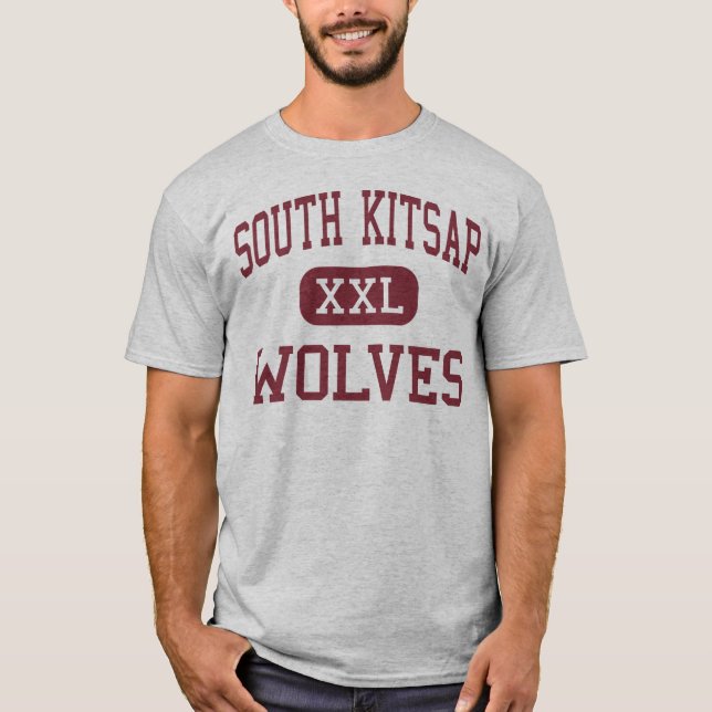 Södra Kitsap - varger - kick - portfruktträdgård Tee Shirt (Framsida)