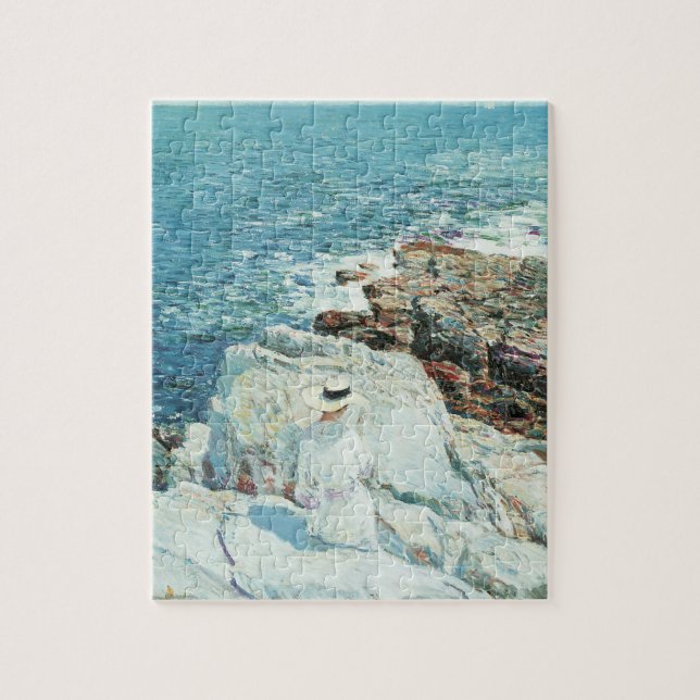 Södra klippor, Appledore av Frederick Childe Hassa Pussel (Vertikal)