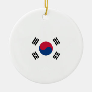 Södra+Korea stjärna Julgransprydnad Keramik