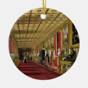 Södra korridor, Windsor slott, 1838 Julgransprydnad Keramik