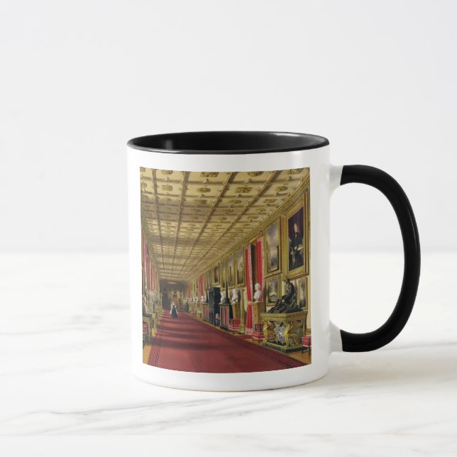 Södra korridor, Windsor slott, 1838 Mugg (Höger)