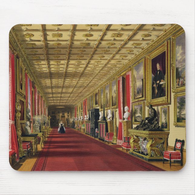 Södra korridor, Windsor slott, 1838 Musmatta (Framsidan)