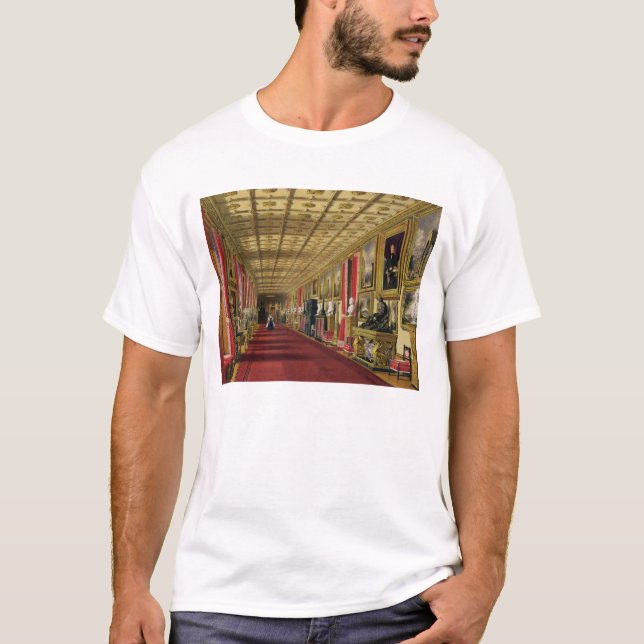 Södra korridor, Windsor slott, 1838 Tee (Framsida)
