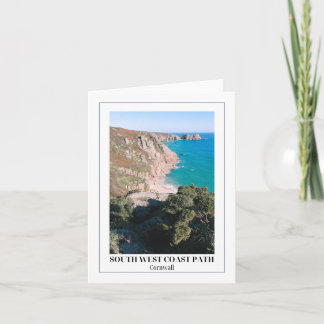 Södra Kusten Väg, Porthcurno, Cornwall Kort