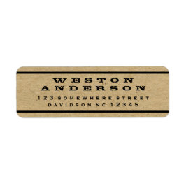 Södra Land Gräns & Craft Returadress Etikett