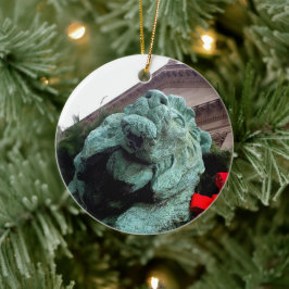 Södra Lejona vid Art Institute of Chicago Julgransprydnad Keramik