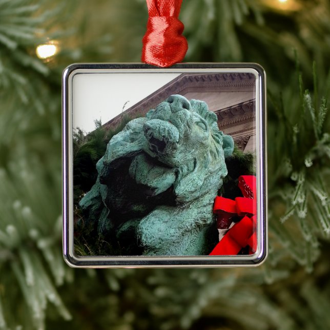 Södra Lejona vid Art Institute of Chicago Julgransprydnad Metall (Träd)