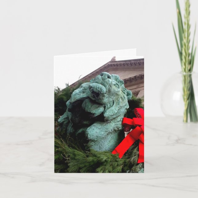 Södra Lejona vid Art Institute of Chicago Kort (Framsida)