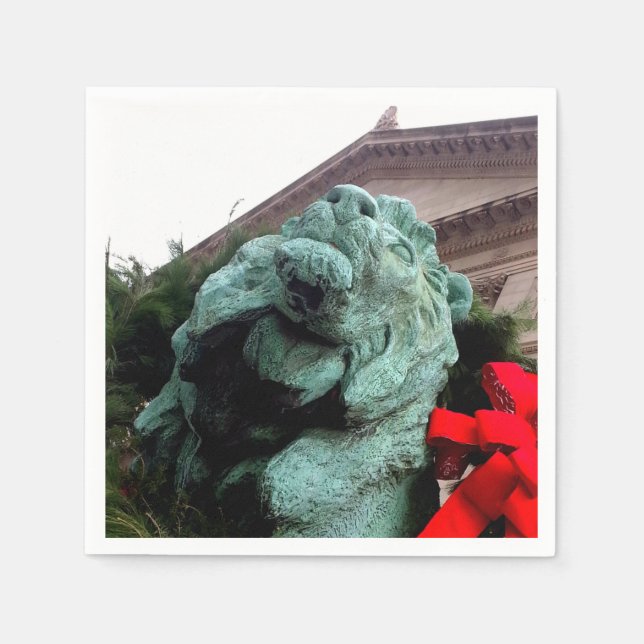 Södra Lejona vid Art Institute of Chicago Pappersservett (Framsidan)