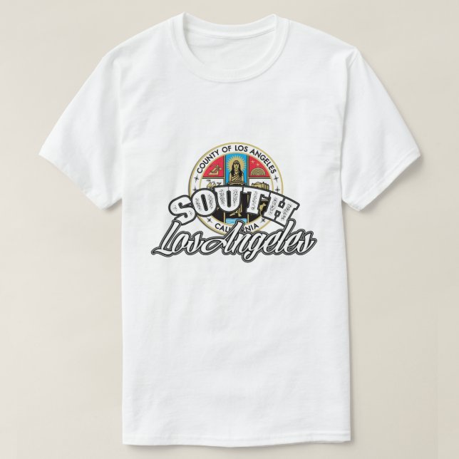 Södra Los Angeles-skjortskjorta T Shirt (Design framsida)