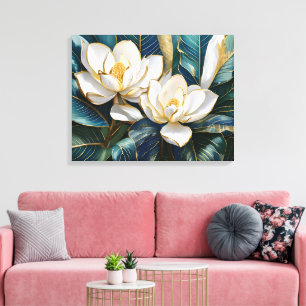 Södra Magnolia Art Canvastryck