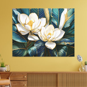 Södra Magnolia Art Canvastryck