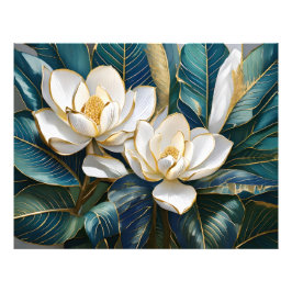 Södra Magnolia Art Fototryck