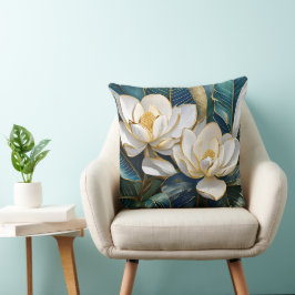 Södra Magnolia Art Kudde