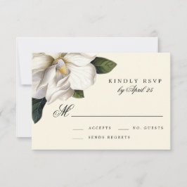 Södra Magnolia Botanias Bröllop OSA Card