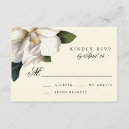 Södra Magnolia Botanias Bröllop OSA Card Kort
