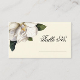 Södra Magnolia Botaniska Bröllop-eskort Placeringskort