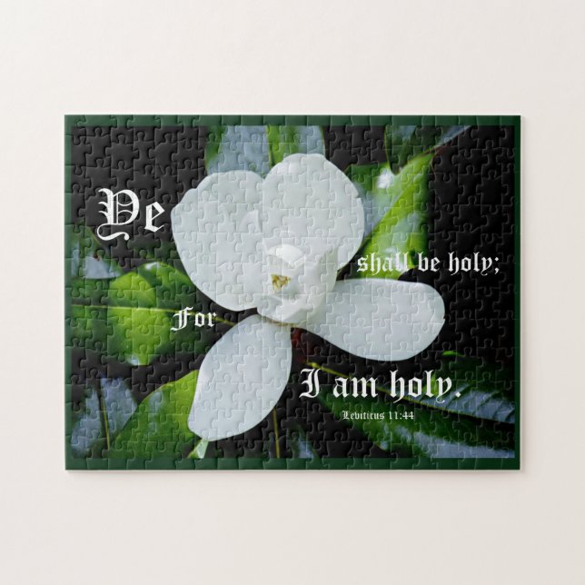 Södra Magnolia med Tredje Mosebok 11:44 Pussel (Horisontell)