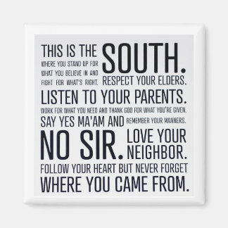 Södra Manifesto Fridge Magnet