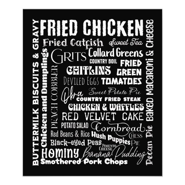 Södra Mat Fototryck (Framsidan)