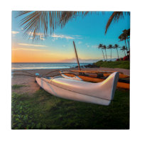 Södra Maui strand på solnedgång | Maui, Hawaii