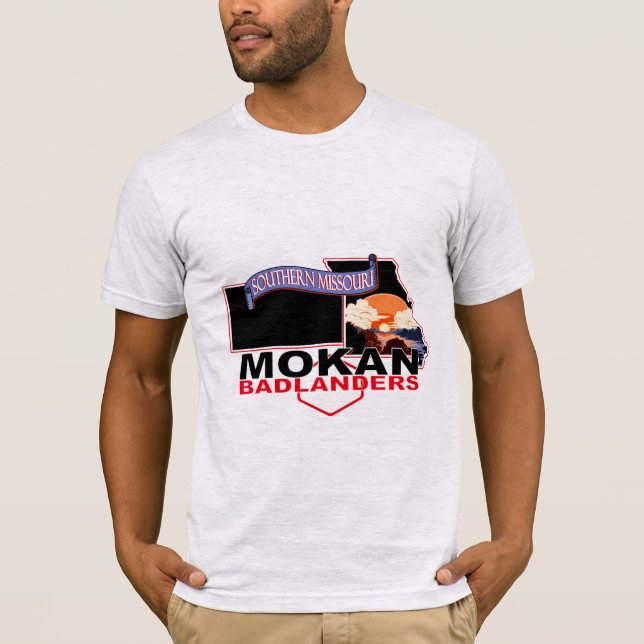 Södra Missouri Badlanders Manar Tri-Blend Shirt T Shirt (Framsida)