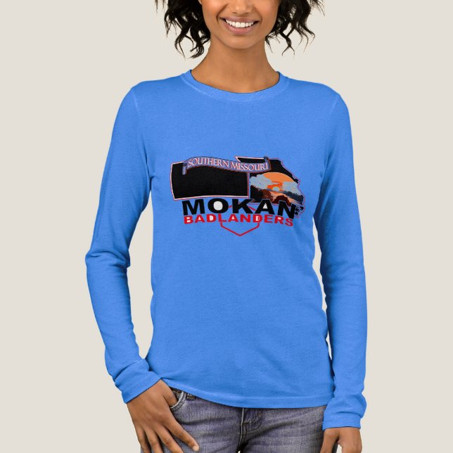 Södra Missouri Badlanders Mörk Färg T Shirt (Framsida)