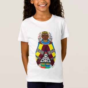 Södra Ndebele - afrikansk Matryoshka flickaT-trö T Shirt