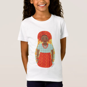 Södra nigerianska Matryoshka Girls' T-Shirt