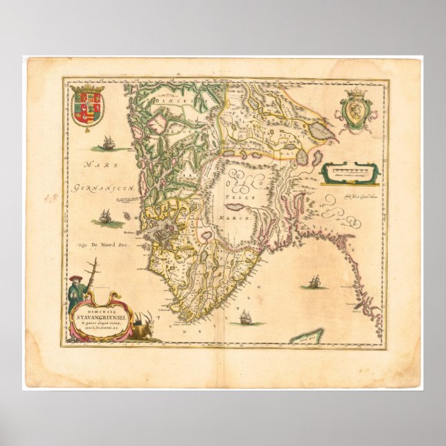 Södra Norgen Poster (Framsidan)