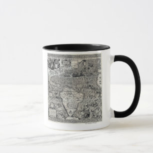 Södra och del av panorama- Nordamerika - Mugg