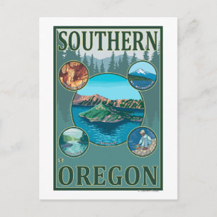 Södra OregonScenia Travel Poster Vykort