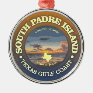 Södra Padre Island (C) Julgransprydnad Metall