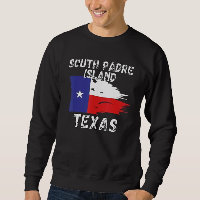 Södra Padre Island Souvenirs 1 Lång Ärmad Tröja (Framsida)