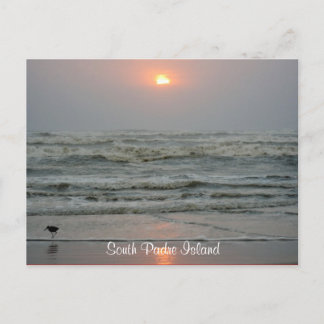 Södra Padre Island Texas Sunrise-postkort Vykort