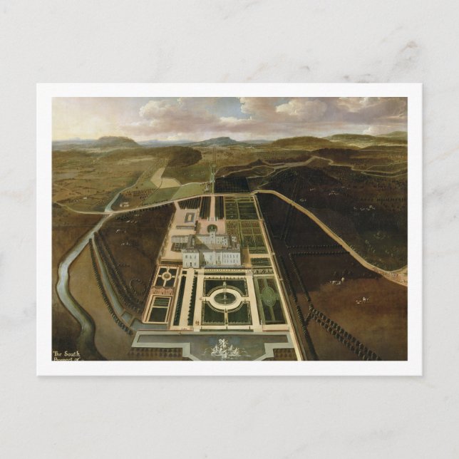 Södra Prospect of Hampton Court, Herefordshire, c. Vykort (Framsida)